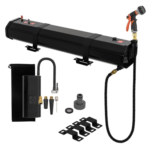 ML-Design Douche Solaire de Camping 30 L pour Toit de Voiture, Réservoir d’Eau Portable pour...