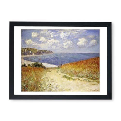 Affiche Claude Monet Chemin à travers le maïs grand format pour habiller un mur vide