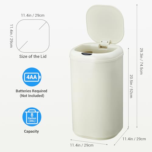Caneca de Basura Inteligente de 8 Galones con Sensor miniatura 4
