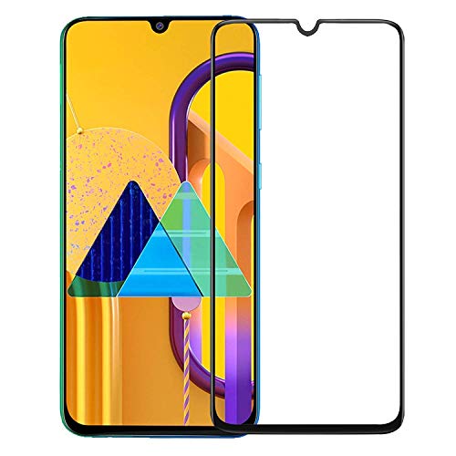 Image of Screen Protector for Samsung Galaxy A20 / A30 / A30S / A50 / A50S Black Tempered Glass Edge-to-Edge 6D Screen Guard With Installation Kit