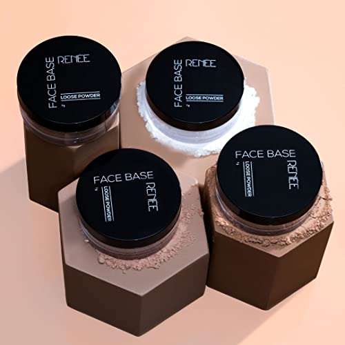 Image of RENEE Face Base Loose Powder - Nude Beige, 7gm | Non Sticky, Weightless Matte Finish, Excellent Payoff, Enriched with Vitamin E, for all skin types