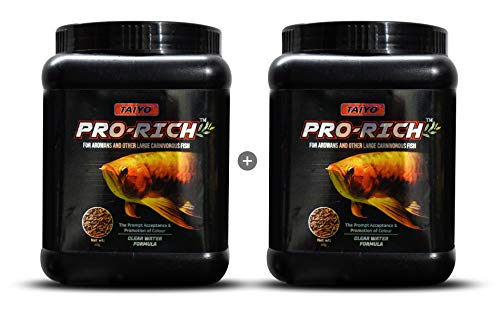 Image of Taiyo Pro-Rich for Arowana and Other Large Carnivorous Fish, 60 g (Pack of 2)