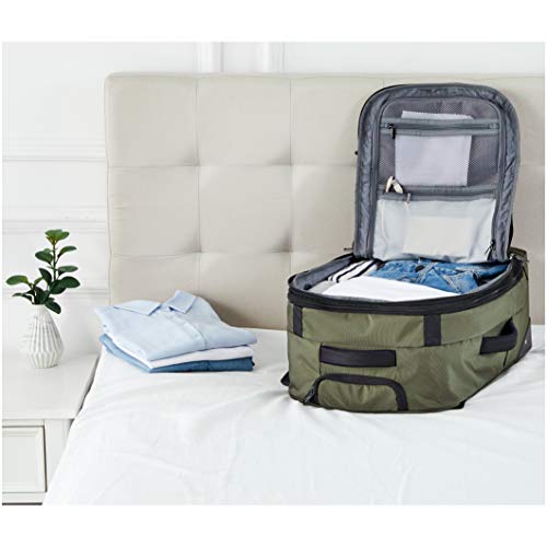 Amazon Basics Mercer Wheeled Duffel - 22-Inch, Olive
