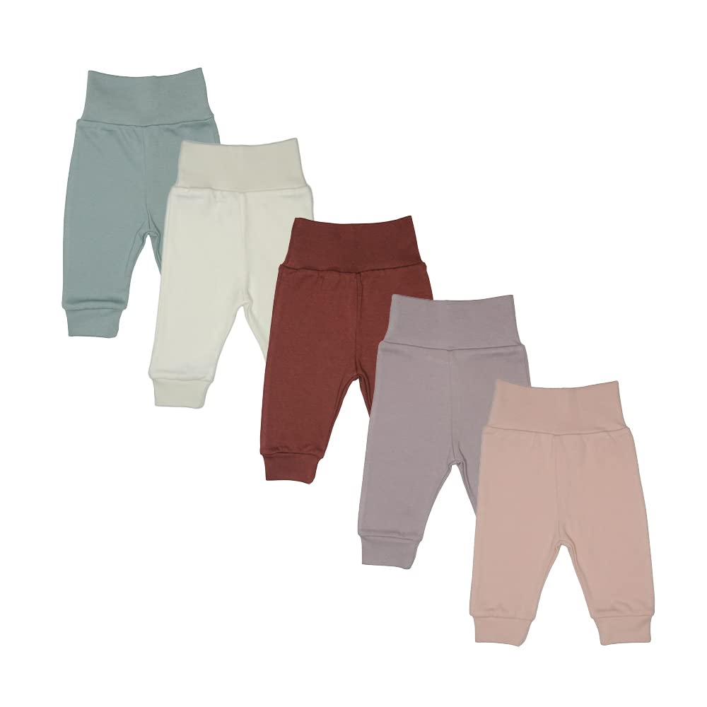 Spodnie niemowlęce unisex MEA BABY wykonane w paczce 5 szt./worek, spodnie niemowlęce dla chłopców, spodnie niemowlęce dla dziewczynek, spodnie wsuwane