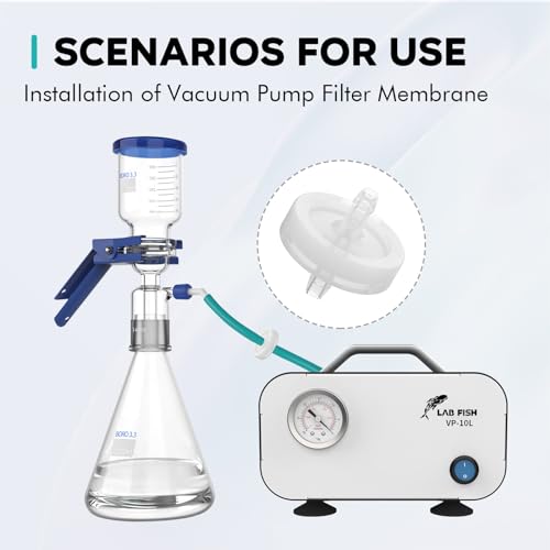 Image of LAB FISH Laboratory 5 PCS Filters VP-10L /VP-15L /VP-30L Vacuum Pumps Filters Replacement for Lab