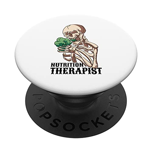 Nutrition Therapist PopSockets Swappable PopGrip, Black