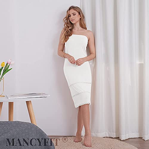 Image of MANCYFIT Strapless Slips for Under Dresses Women Full Slip with Invisible Straps