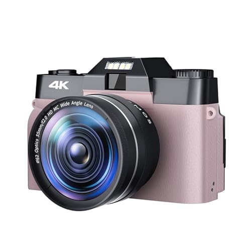 rfIJrfIJ 48MP Digital Photo Camera For Photography 3" Flip Screen Selfile Camcorder 16X Zoom 4K Streaming Video Camera Multi