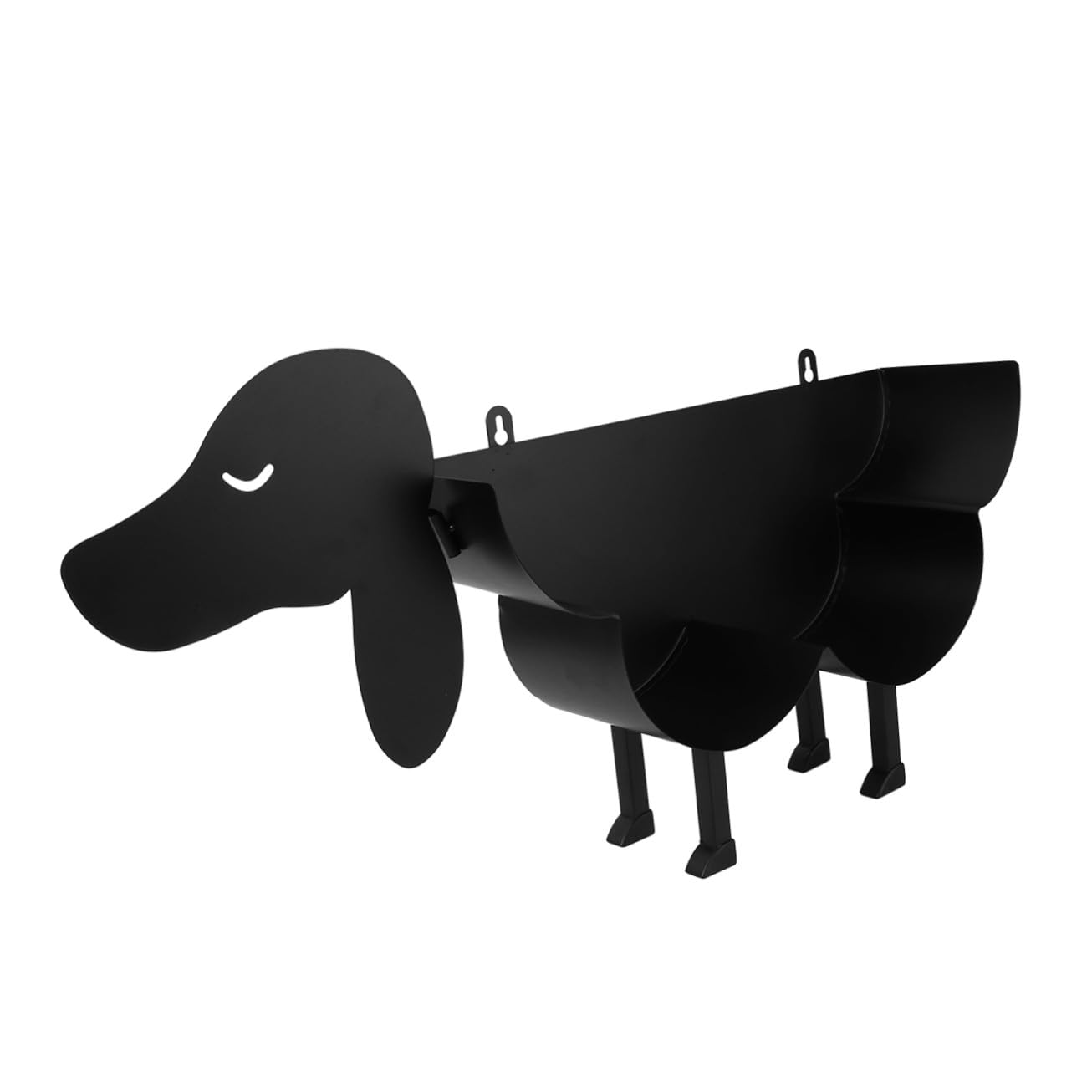 TEHAUX Toilettenpapierhalter und Niedlichem Hundedesign mit Stabilem Boden aus Eisen Moderner Multifunktionaler Organizer für Restaurant und Hotelbadezimmer