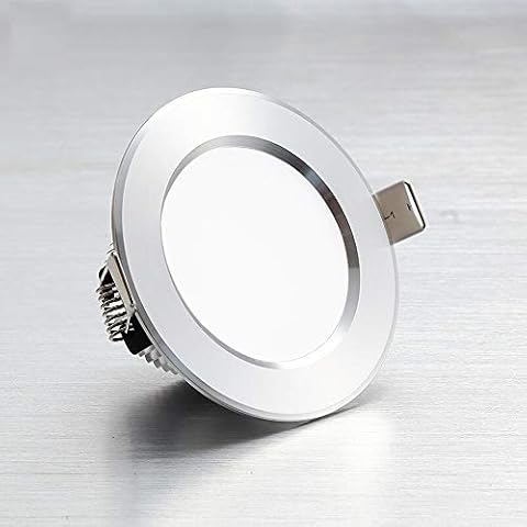Ssydj 1 Pack Recessed LED Ceiling Lights 7W Downlights Warm White 3000K 560LM Cover