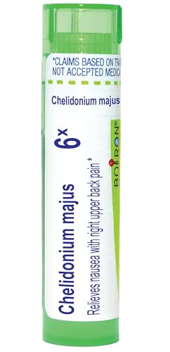 Boiron Chelidonium Majus 6X for Nausea with Upper Back Pain - 80 Pellets
