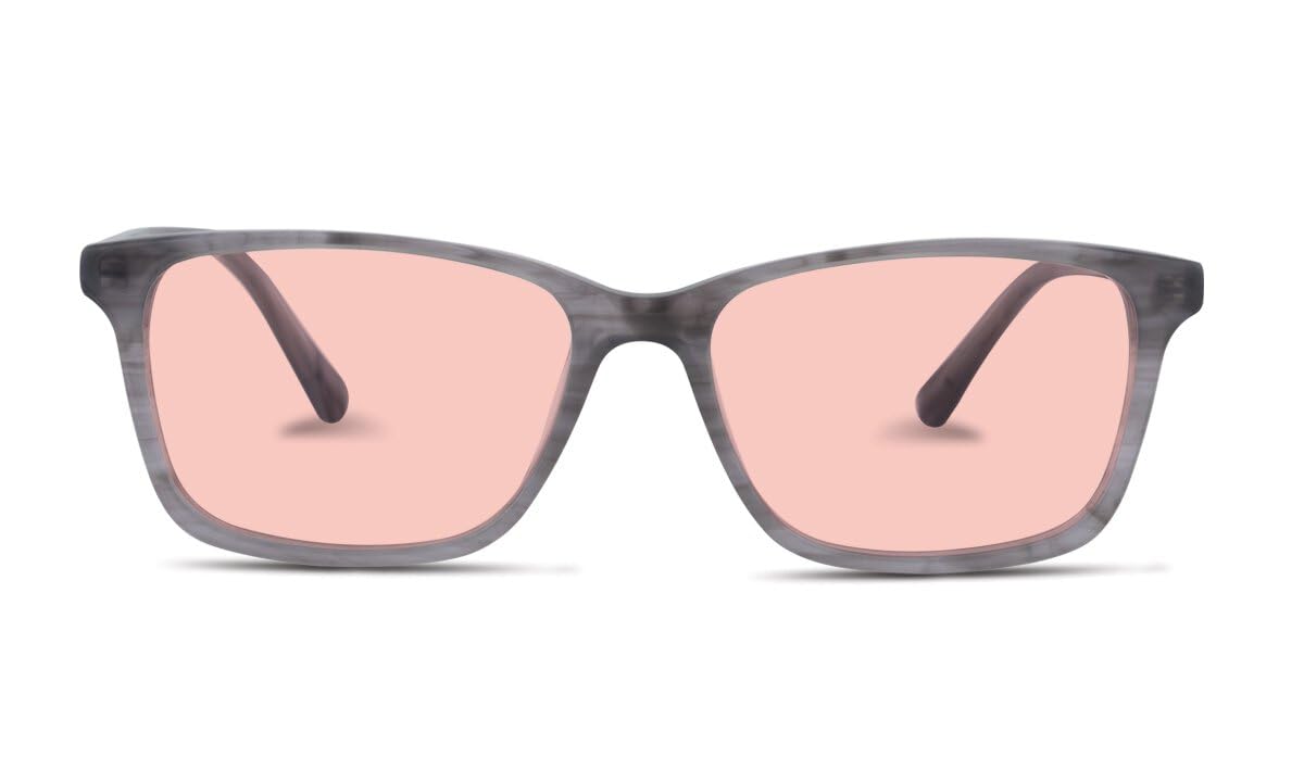 TheraSpecs Quinn (Grey) Migraine Glasses for Light Sensitivity, Photophobia