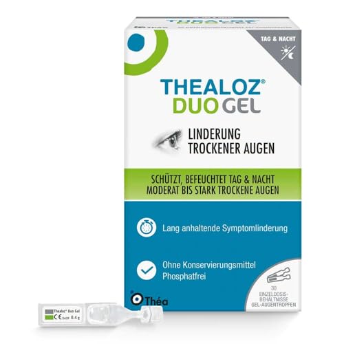 Thealoz Duo Gel - Befeuchtung, Benetzung und Schutz trockener Augen, 30 St. Einzeldosispipetten