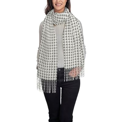 NImongt Bufanda monocromática con estampado de videojuegos para mujer, bufanda cálida con borlas, regalo para mamá, esposa, amiga | Ya disponible en tu tienda friki favorita! En mundofriki.es!
