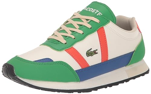 Lacoste Unisex-Child Juniors' Partner Sneaker, Terra, 3.5