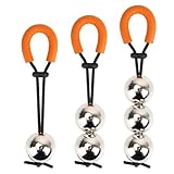 Men's Endurance Trainer, Suspended Metal Ball, Adjustable Design, Comfortable and Stress-Free (USF136) (Orange, 3-Piece Set)