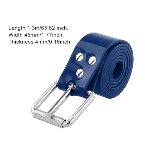 Ceinture de poids de plongée en silicone de 85cm découpable avec boucle
