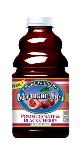 Mountain Sun Pomegranate & Black Cherry Juice, 32-Ounce Bottles (Pack of 2)