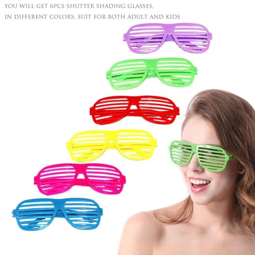 Guasslee Inflatable Rock Star Toy Set - 18 Pack Party Props 4 Guitar, 6 Microphones, Shutter Shading Glasses, 1 Saxophone and Keyboard Piano Toys