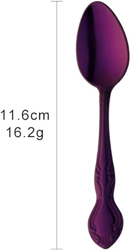 Miniatura 246 de Juego de 12 cucharas de café, mini cucharas de café, cucharas de espresso de acero inoxidable, cucharas pequeñas para postre, té, aperitivo, 4.6