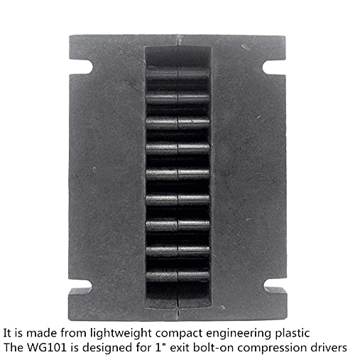 Tweeter A Tromba Per Line Array – Guida D'onda In Plastica Per Driver A Compressione, 87x109x111 Mm, Nero