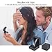 Eveynsh Luxury LED Lighted Engagement Ring Box - Elegant Matte Black Ring Case for Wedding Rings, Perfect for Proposal, Anniversary, Ceremony, and Gift Giving, New Version