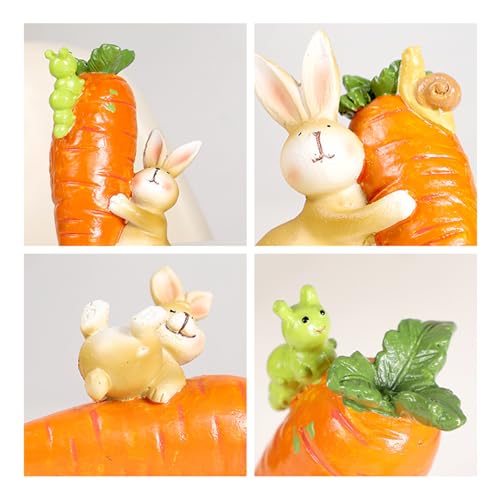 3PCS-Easter-Resin-Bunny-Decoration-Resin-Rabbit-Statue-Table-Home-Decoration-Gifts 3PCS Easter Resin Bunny Decoration Resin Rabbit Statue Table Home Decoration Gifts