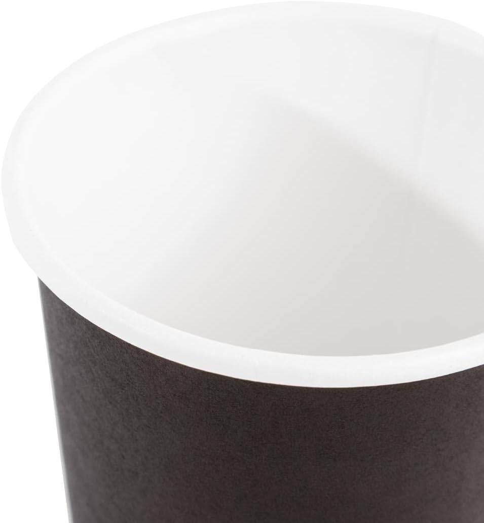 Fiesta Green Recyclable Espresso Coffee Cups Single Wall 112 ml/4 oz (Pack of 50), Black, Pack Quantity: 50, GF019