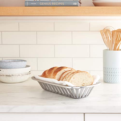 Wilton Armetale Flutes And Pearls Bread Serving Basket, 15-Inch-By-7.25-Inch #TOP5