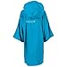 AQUATEC Towel Robes - 3 Colors Available | 4 Sizes | Premium Quality Cotton (One Size Fits All (Adults), Black)
