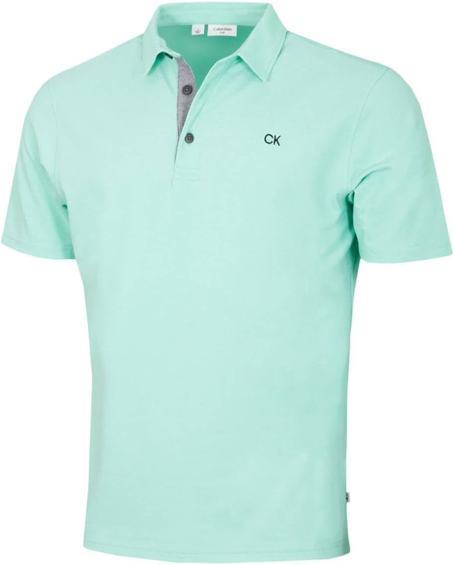 Calvin Klein Men's Prep Campus Oxford Pique Golf Polo Shirt