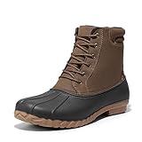 NORTIV 8 Men's Duck Boots Snow Winter Classic Insulated Waterproof Shell Boot SNSB227M KHAKI Size 10