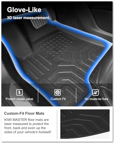 Image of Kiwi Master Floor Mats for 2012-2020 Tesla Model S