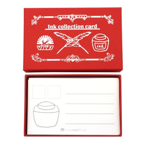 Amazon | ツバメノート インクコレクションカード 赤 Y6302 | ノート