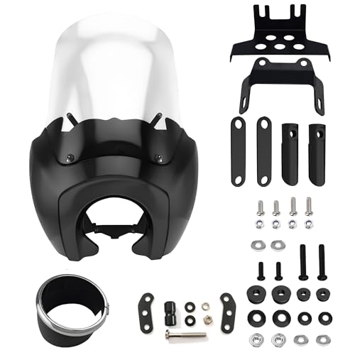 Bulle pare-brise transparente anti-turbulence pour carénage avant Harley Low Rider S 2021