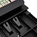 Cash Register for Small Businesses & Restaurant, Electonric caja registradora w/Cash Drawer, 200Dept/1000Items/200Tables/30Tastes/50Clerks/15Reports,Supports Scanner Scale Printer(Black)