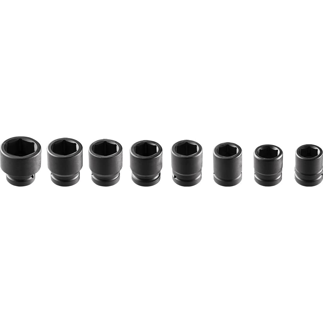 NEO TOOLS - Set di 8 bussole da 3/4' 26-38 mm 12-115