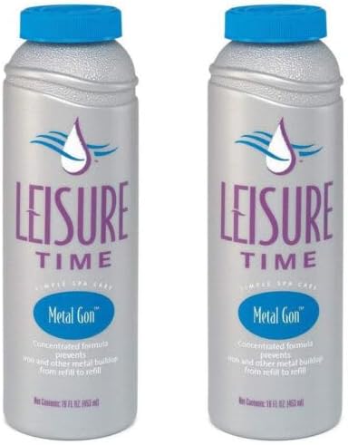 Replacement for fits Leisure Time Metal Gon 16oz Iron & Metal Stain Prevention in Hot Tubs & Spas 2pk