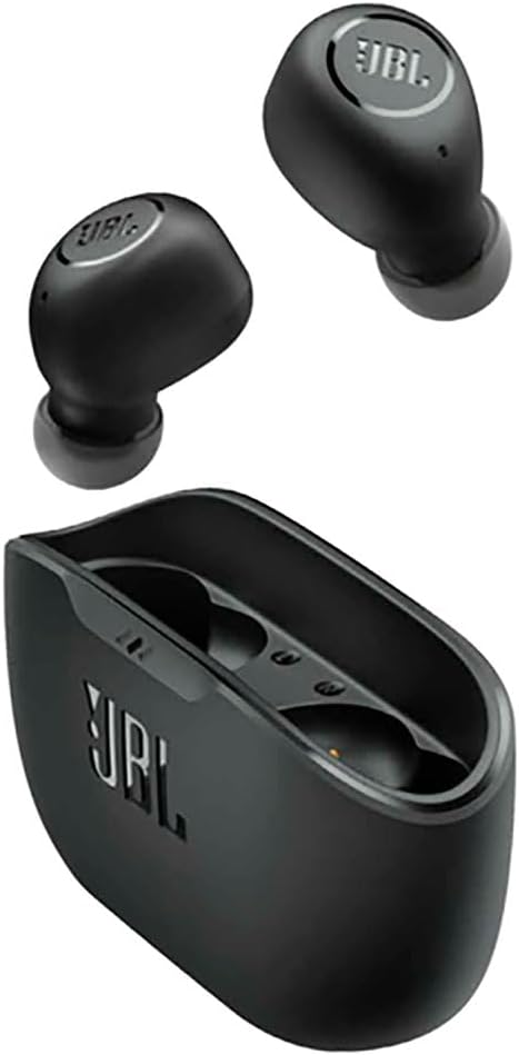 Vibe Buds True Wireless Black Bluetooth Earbuds + Charging Case - Black - JBLVBUDSBLK