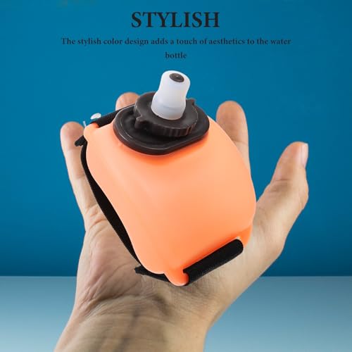 Botella de agua deportiva portátil antiderrames con pulsera cómoda 5