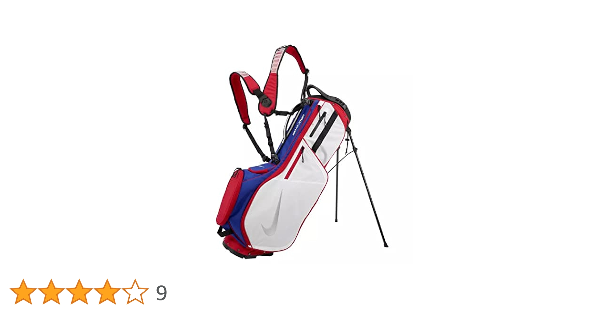 Amazon | Nike Air Hybrid 2 Golf Bag - Red/Royal/Silver