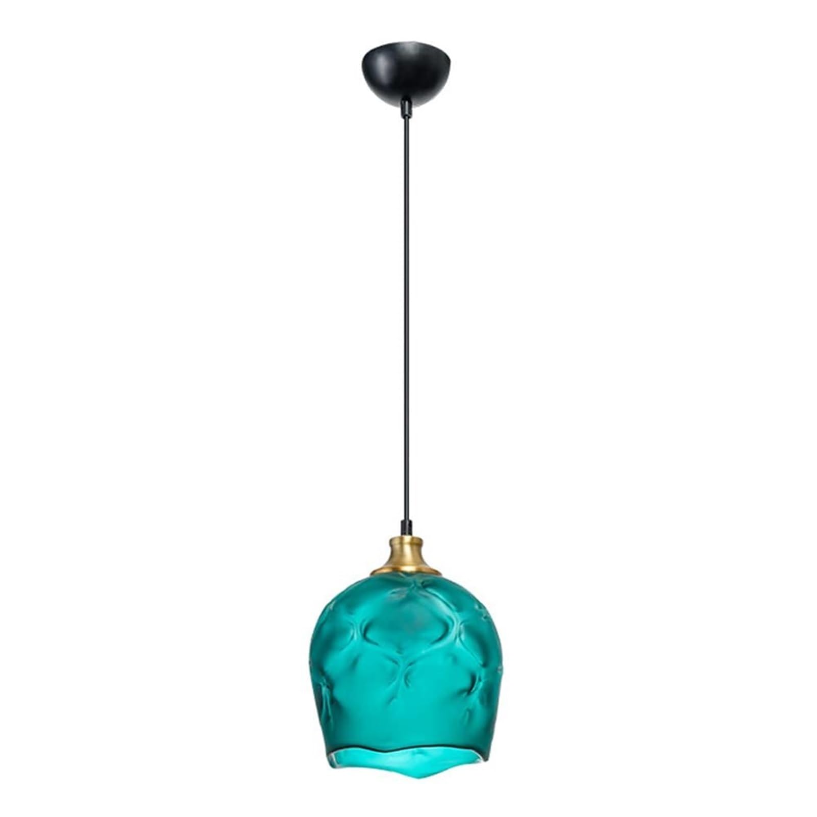 KBUUKYYXouy Modern Green Glass Metal E27 Pendant Lamp Chandelier Hanging Lighting Ceiling Fixture Creative for Bedroom Restaurant Bedside