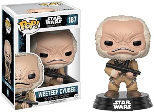 En Oferta Funko Pop Star Wars: Rogue One - Weeteef Cyubee Toy Figure