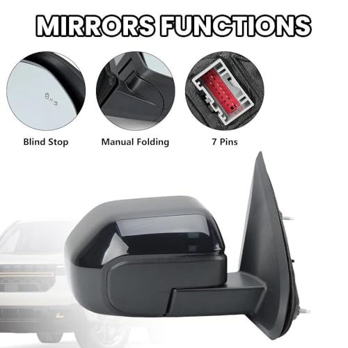 Rétroviseur Ford Maverick résout angle mort miroir dégivrant droit - 3