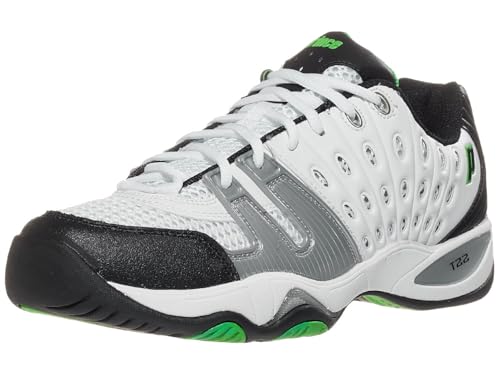 Prince T22 White/Black/Green Men's Shoes