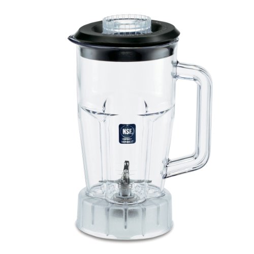Waring Commercial CAC21 Copolyester Container with Blade Assembly and Lid, 48-Ounce