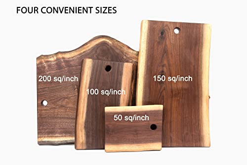 Live Edge Black Walnut Cutting Board, American Amish Handmade, Each Cutting Board Is Unique, X Large Cutting Board 10" X 15"… #TOP6