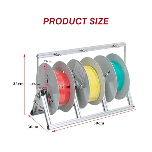 Support de bobine de fil durable avec déroulage fluide industriel - 2