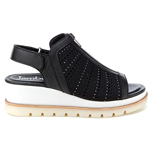 Jambu Harmonia Womens Sandal 8 BM US Black
