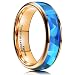 King Will CLASSIC Men's 8MM Multi Faceted Tungsten Carbide Ring Polished Wedding Engagement Band(7)